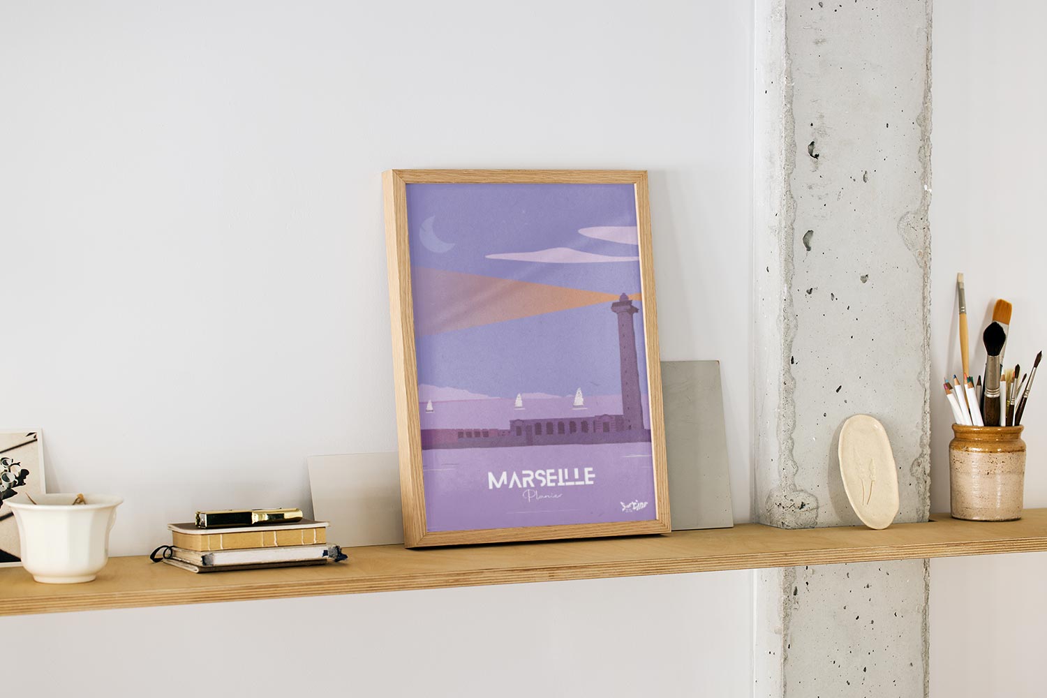 Planier — affiche en situation