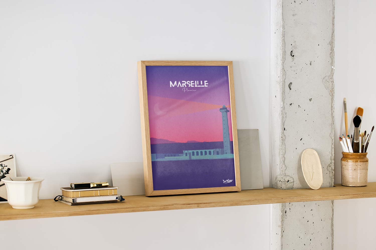 Planier — affiche en situation
